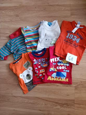 Balík tričiek 68, 68–80