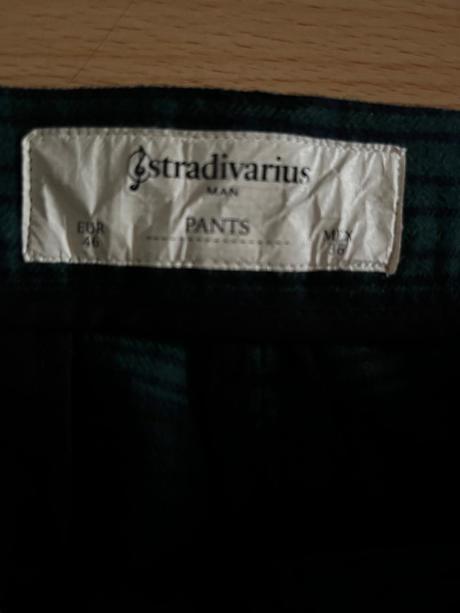 Kárované nohavice, stradivarius,l