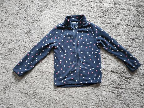 Bodkovaná mikinka, h&m,128