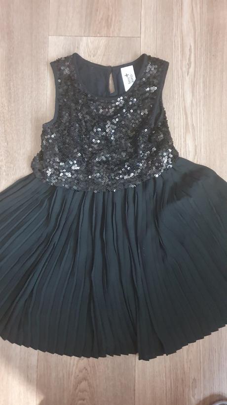 Elegantné flitrové šaty, c&a,128