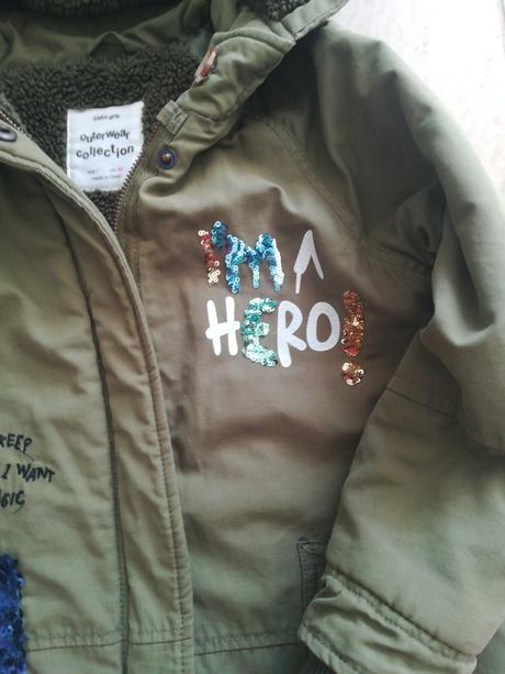 Zimná bunda, zara,122