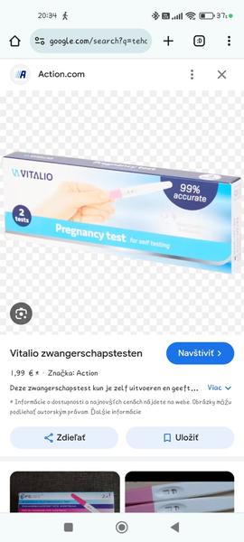 Skúsenosti s tehotenským testom Vitalio?