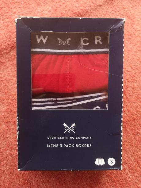 Crew clothing pánske boxerky 2ks veľkosť s, s