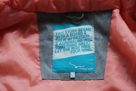 Dámska lyžiarska bunda twintip l, l