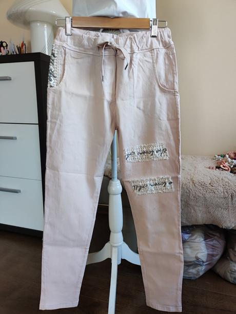 Dámske tenké nohavice, m