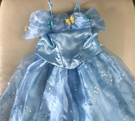 Novy 122/128 kostym popoluška, cinderella,7-8 r., 