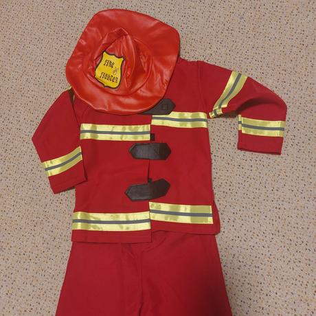 Kostym na karneval- hasič, 