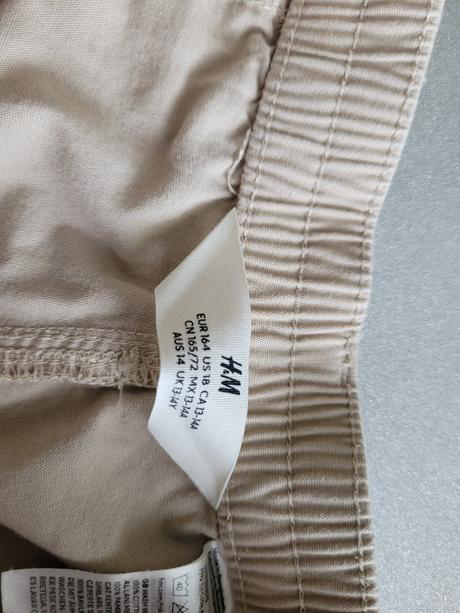 Nohavice, h&m,164