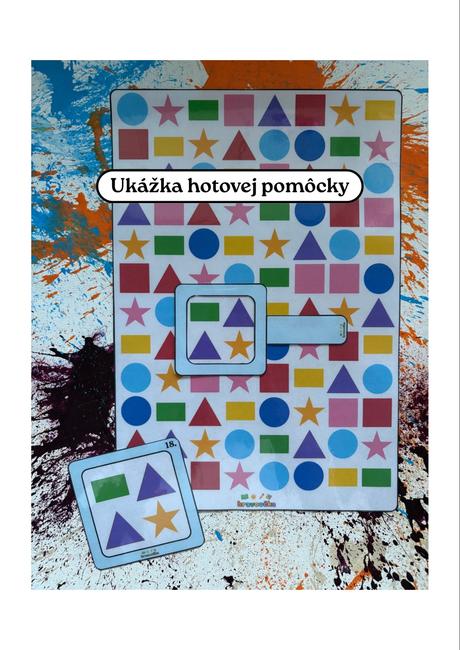 Geometrické tvary - didaktická hra, 