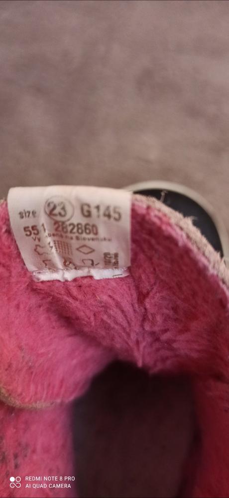 Wanda ružové zimné čižmičky v.23, wanda,23