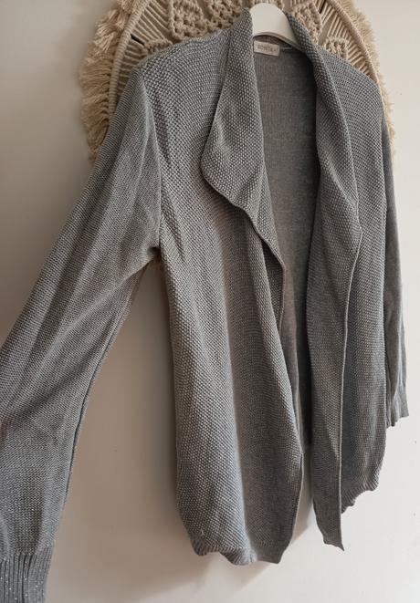 Sivý kardigán bonita, m