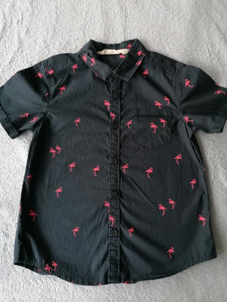 Košeľa plameniak, h&m,104