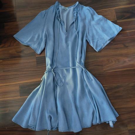 Košelové šaty denim, m