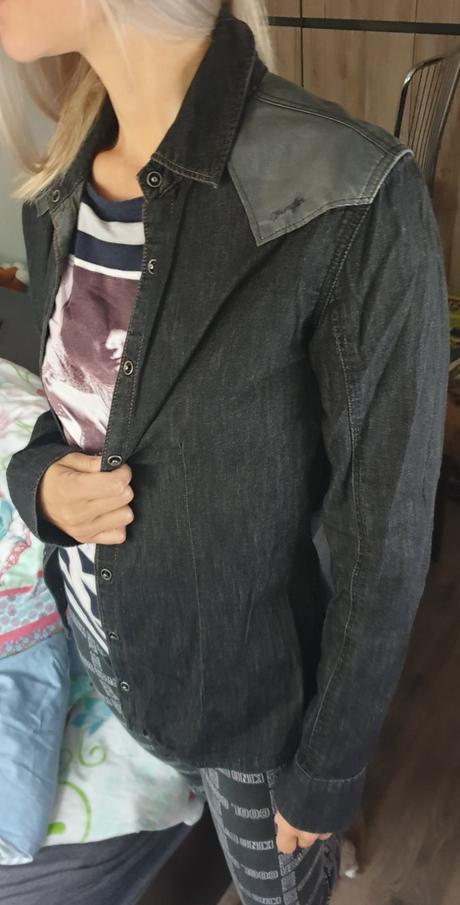 Riflová košela wrangler, wrangler,s