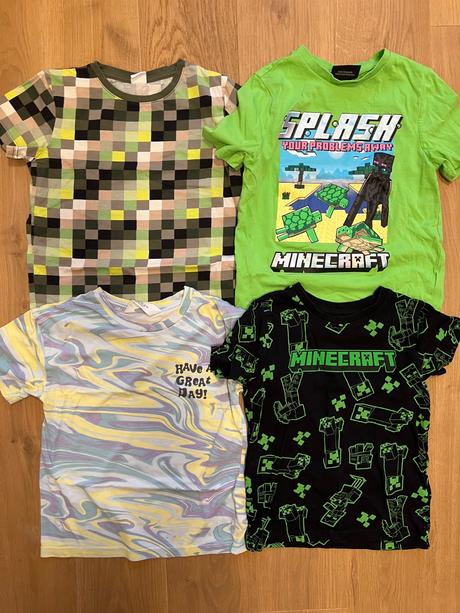 Tricka s krátkym rukavom, h&m,128