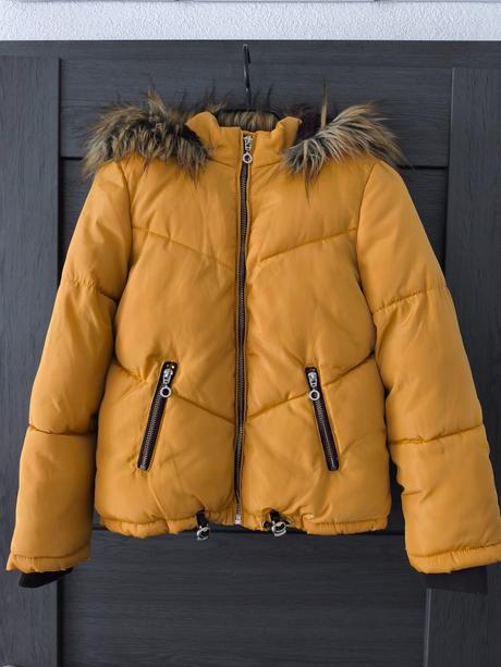 Horčicová teplá vetrovka, f&f,134