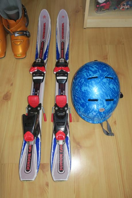 Lyže s viazaním, dľžka 80 cm pre 5-6 rokov, 80-89 cm