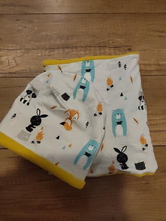 Čiapka+nákrčník 98/104, 104