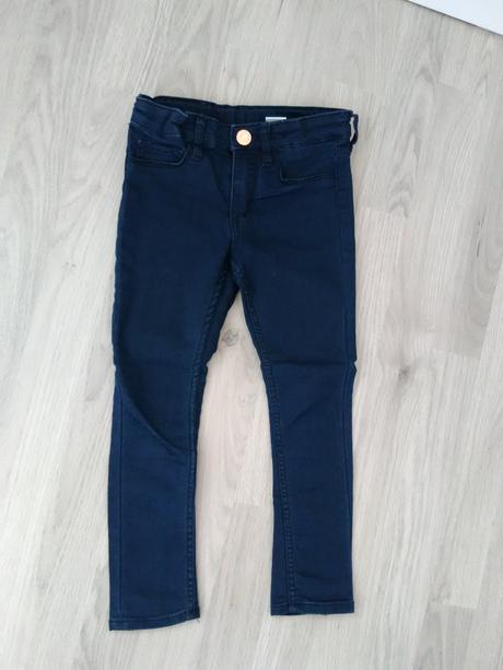 Dievčenské rifle 104 skinny fit, h&m,104