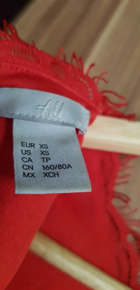 Čipkované šaty, h&m,xs