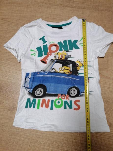 Tricko minions, velkost 134, pepco,134