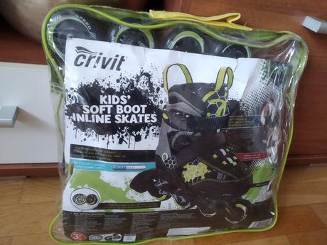 Inline korčule 32-36 crivit + chrániče zdarma, crivit,32
