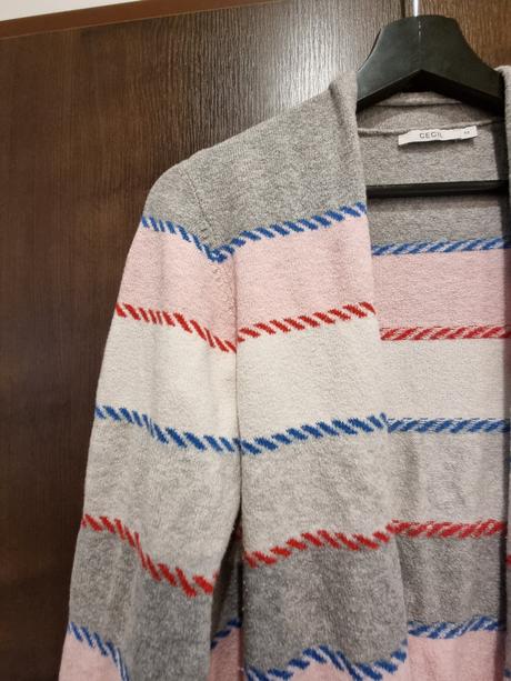 Farebný kardigán cecil, m