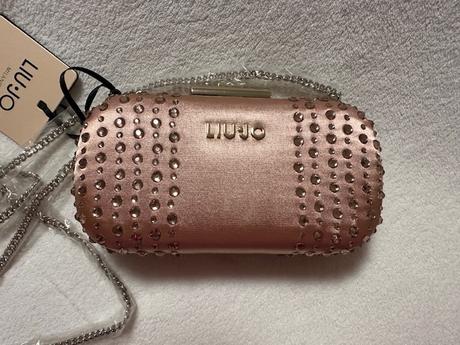 Malá spoločenská kabelka rose gold liu jo originál, liu jo