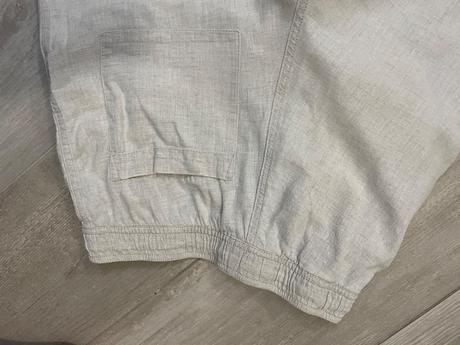 Ľanové šortky, h&m,152