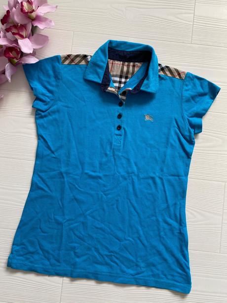 Burberry - tyrkysové polo, m