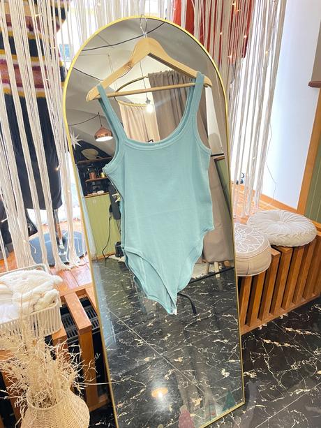 Elastické rebrované body pre moletky, river island,44