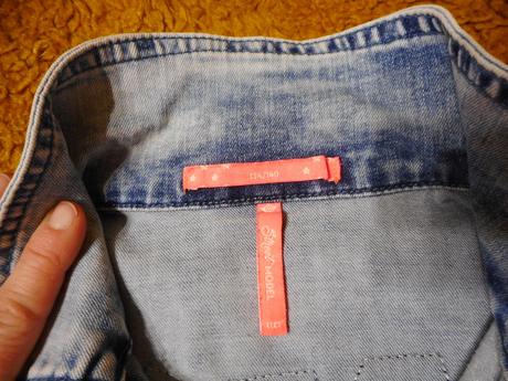 Dievčenská riflová bunda omg 134/140cm, 134