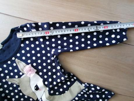 Tričko so srnkou a 3d ružičkou, 116