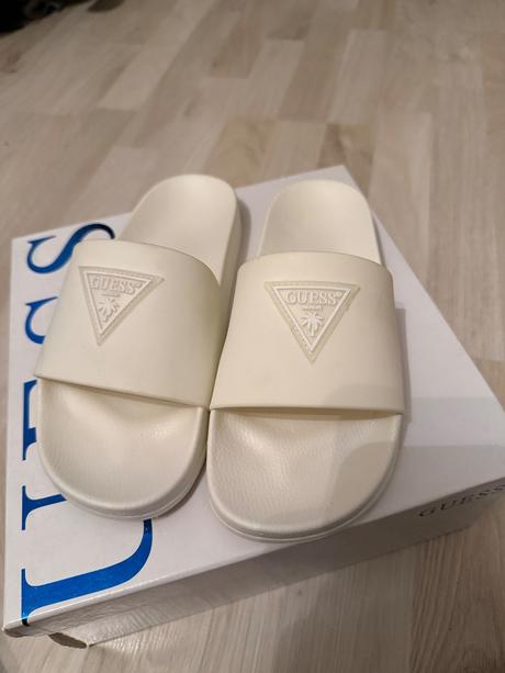 Guess letne plažove šľapky biele damske, guess,38