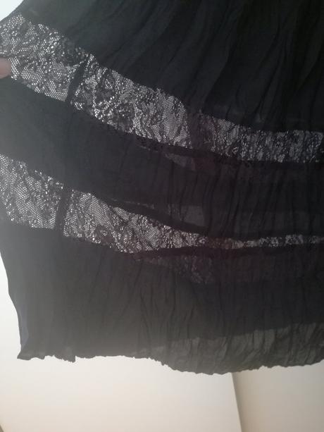 Sukňa s čipkou, bonprix,40