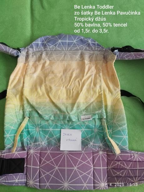 Ergonomický nosič zn. be lenka toddler, be lenka