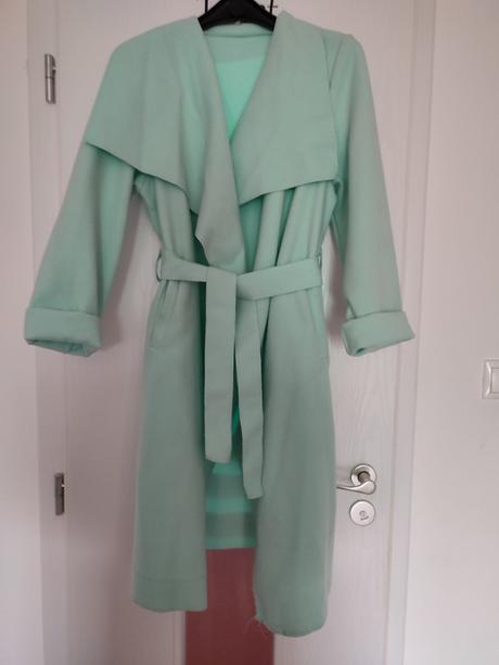 Tyrkysová kabátik s/m, s