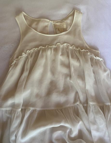 Šifónové volánové šaty h&m conscious v. 42, h&m,42