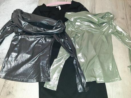 Šaty bonprix s vyrezávaným vzorom, 3 kusy, bonprix,m