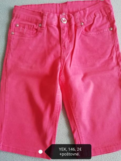 Dievčenské šortky +overal., 140–152