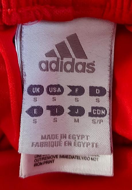 Červené športové kraťasy adidas, adidas,164