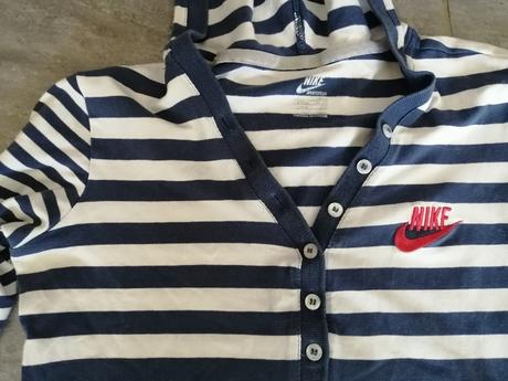 Hebké pruhované tričko nike v164, 13-14r.,bavlna, nike,164
