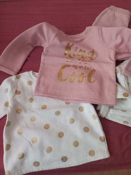 Súpravy 2x z teplakoviny, f&f,98