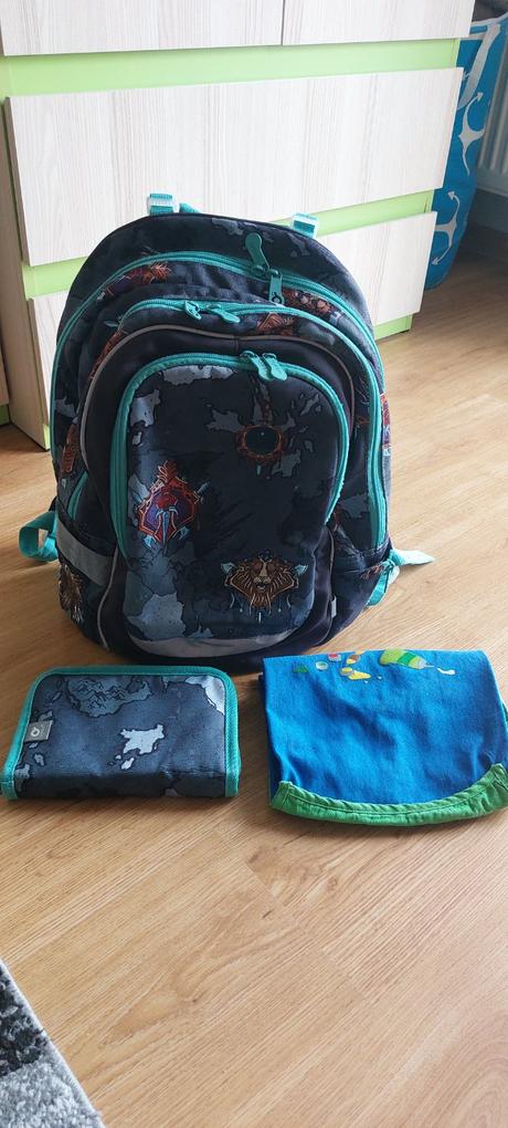 Školský batoh topgal ,peračník, zasterka na vv,
