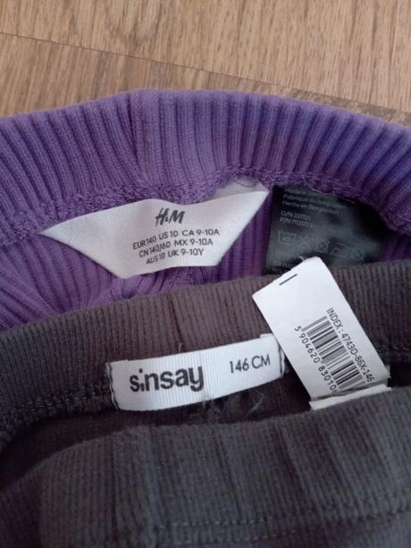 Leginy 3x, h&m,140
