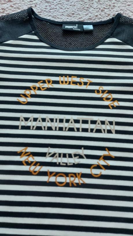 Šaty pruhované čierne č 134/140, pepperts,134