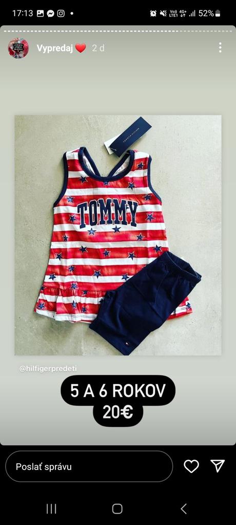 Tričká, tommy hilfiger,116