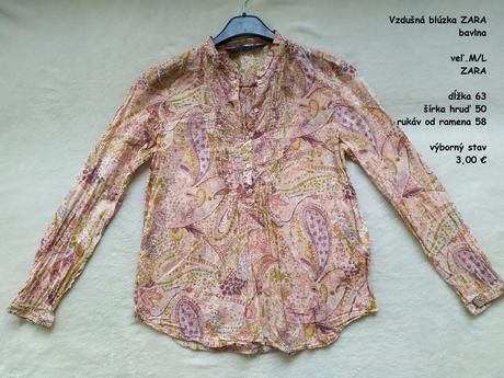 Blúzka zara, zara,m