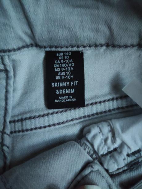 Rifle skinny fit zn. h&m, h&m,140