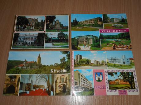 Pohľadnice retro mestá,